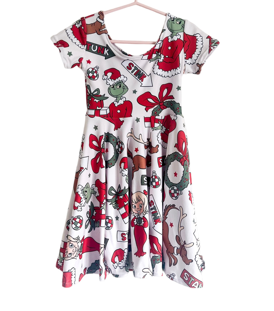 Your a Mean One Twirl Dress