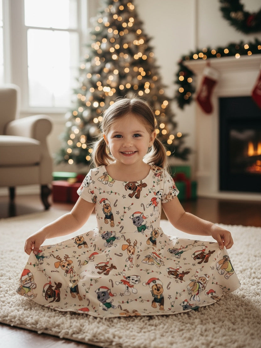 Size 2 Pup Rescue Twirl Dress