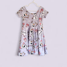 Load image into Gallery viewer, Snowman &amp; Lights Twirl Dress