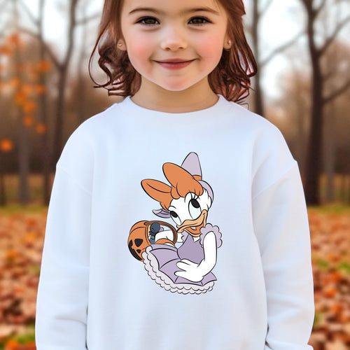 Youth Halloween Daisy Crewneck