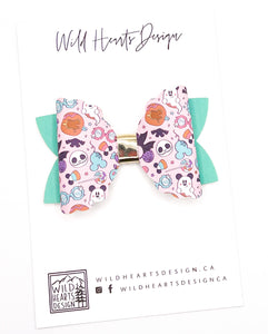 Spooky Crew Scalloped Bri Bow