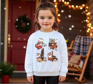 Youth Cars Christmas Crewneck