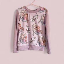 Load image into Gallery viewer, Size 5 Ice Sisters Crewneck (minor flaw - see description)