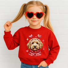 Load image into Gallery viewer, Youth Puppy Love Crewneck