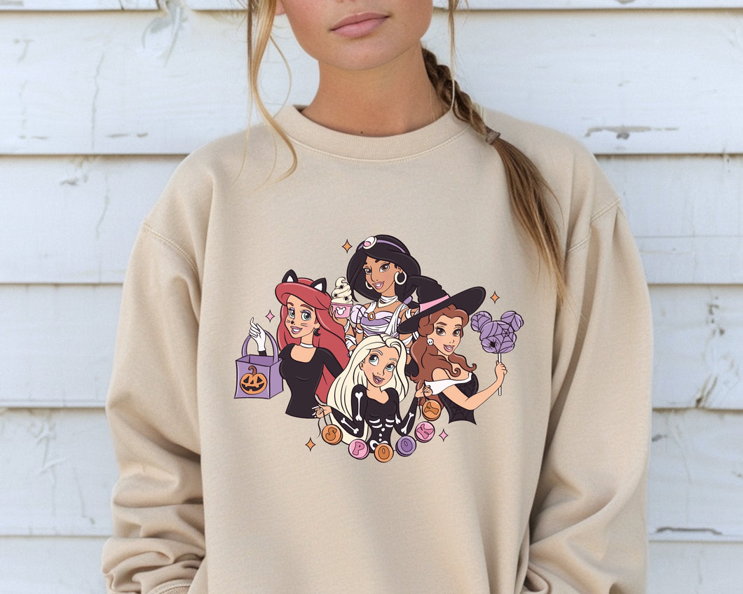 Adult Spooky Princess Crewneck