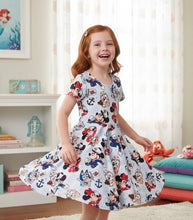 Load image into Gallery viewer, Magical Cruise with Blue Pups Twirl Dress
