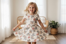 Load image into Gallery viewer, Spring Bunny Twirl Dress