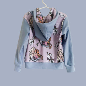 Size 5, 6 & 7 Ice Sisters Lined Hoodie