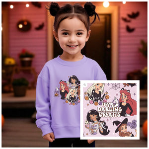 Toddler Spooky Princesses Crewneck & Legging Set