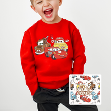 Load image into Gallery viewer, Youth Cars Love Crewneck &amp; Legging Set