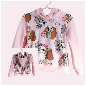 Size 8, 10 & 12 Pup Love Lined Hoodie