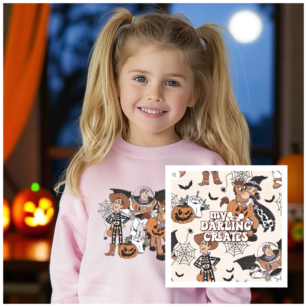 Toddler Halloween Toys Crewneck & Legging Set