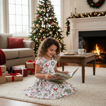 Load image into Gallery viewer, Whoville Christmas Twirl Dress