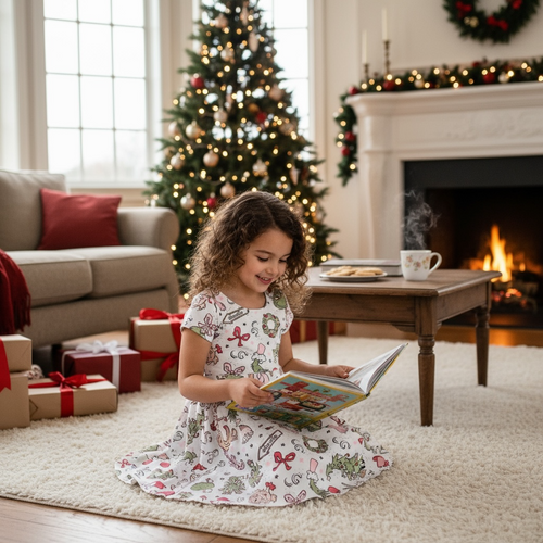 Whoville Christmas Twirl Dress