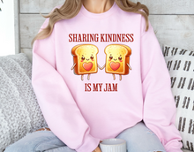 Load image into Gallery viewer, Adult Kindness is my Jam Crewneck