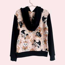 Load image into Gallery viewer, Size 6 Spooky Cats Lined Hoodie