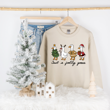 Load image into Gallery viewer, Adult  Christmas Goose Crewneck