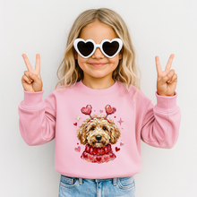 Load image into Gallery viewer, Youth Puppy Love Crewneck