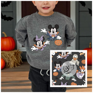 Toddler Vampire Min & Mick Crewneck & Legging Set
