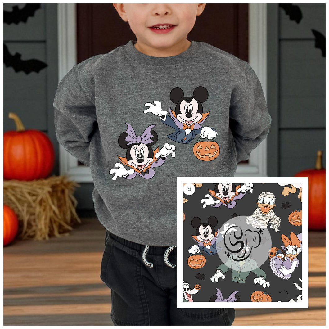 Toddler Vampire Min & Mick Crewneck & Legging Set