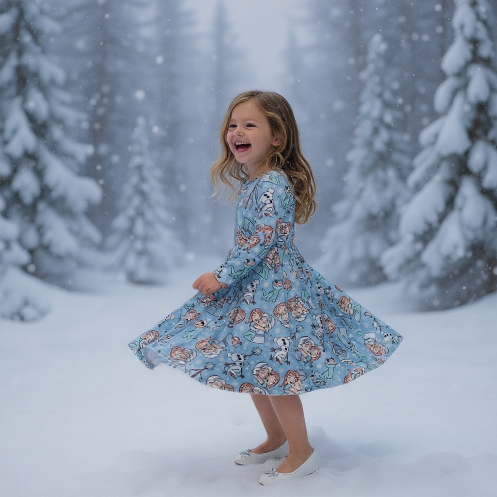 Ice Sisters Twirl Dress
