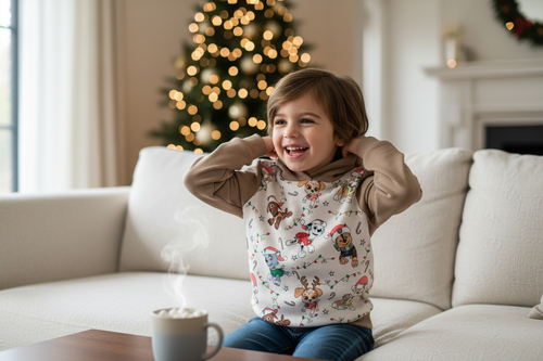 Size 4 Rescue Pups Lined Hoodie