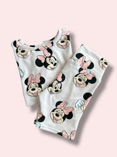 Load image into Gallery viewer, Pink Min Mouse Biker Short &amp; Top Set