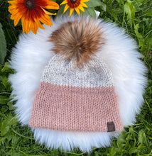Load image into Gallery viewer, Adult Two-Tone Double Brim Beanie