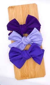 Solid Hand Tied Bow